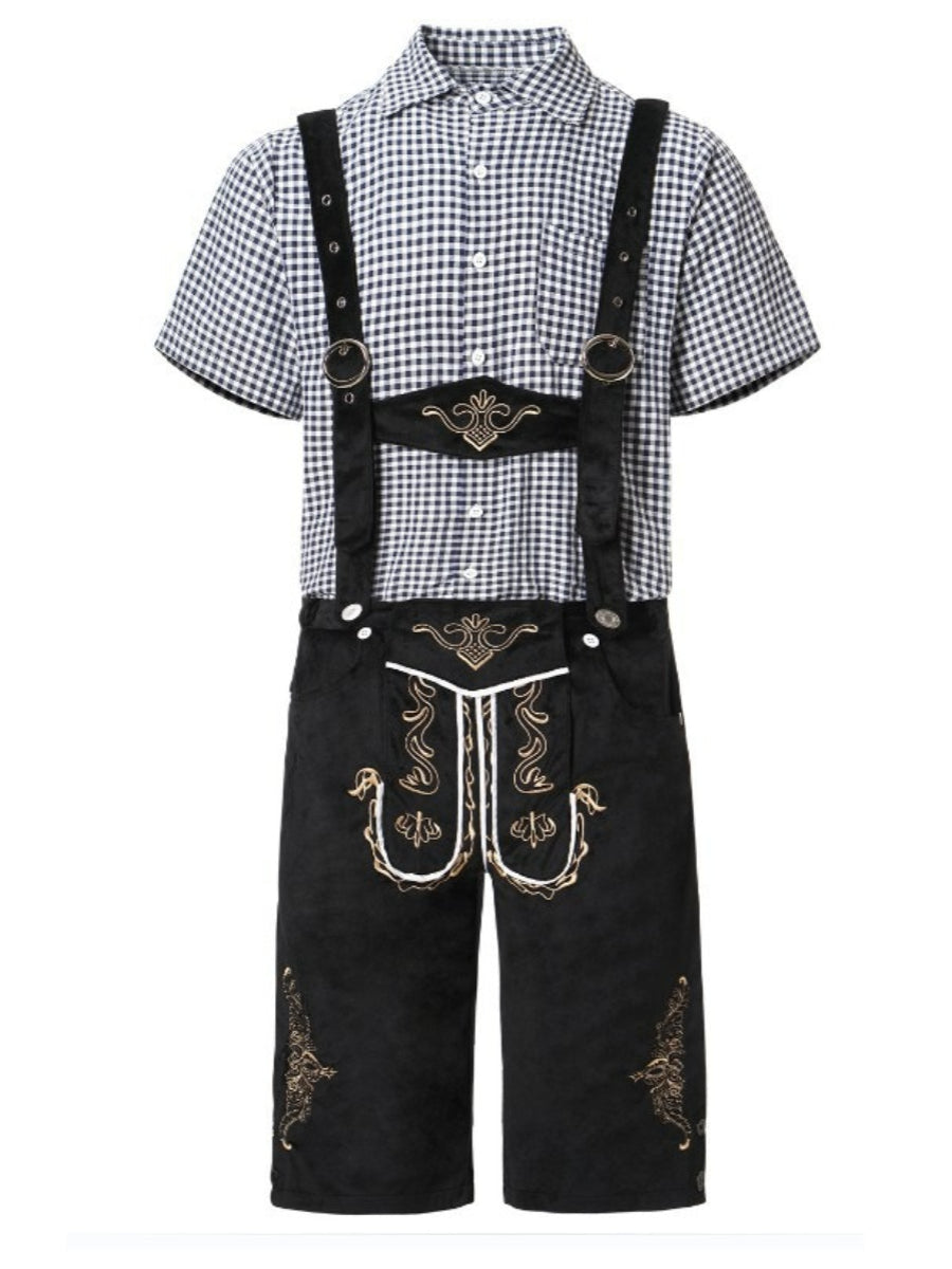 Andres – Traditionelle lederhosen med seler