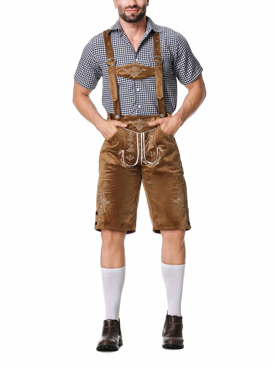 Andres – Traditionelle lederhosen med seler