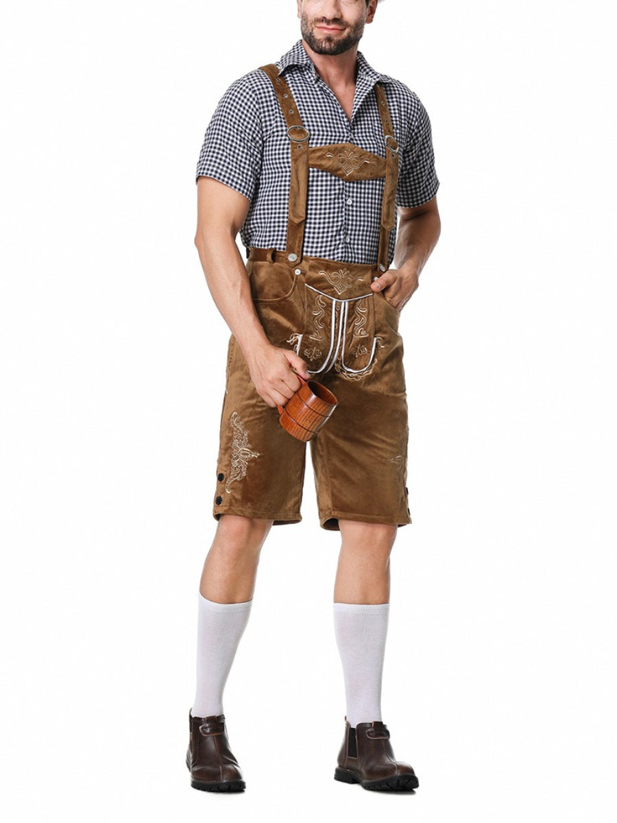 Andres – Traditionelle lederhosen med seler