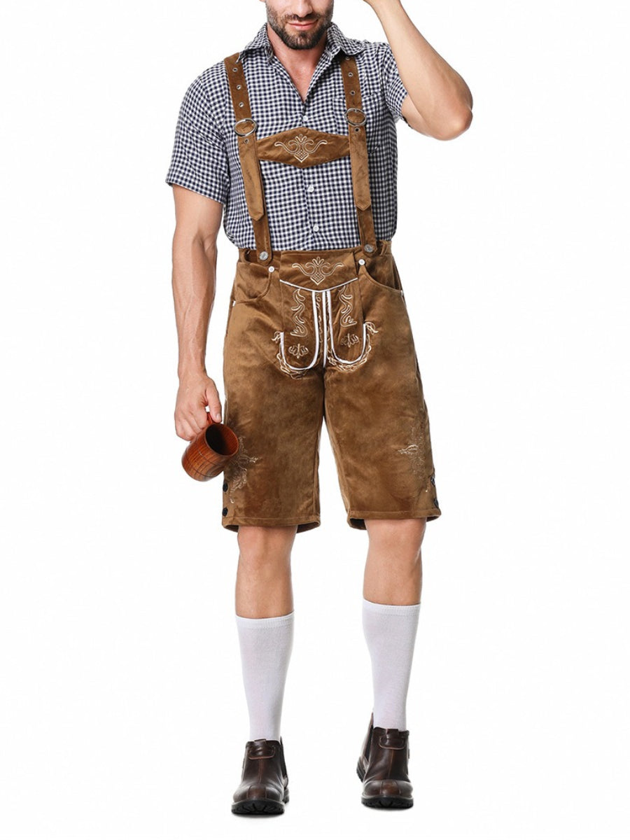 Andres – Traditionelle lederhosen med seler