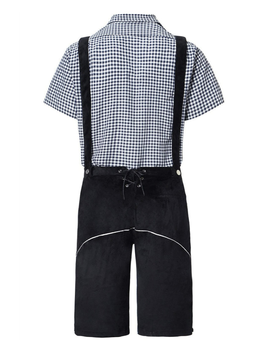 Andres – Traditionelle lederhosen med seler