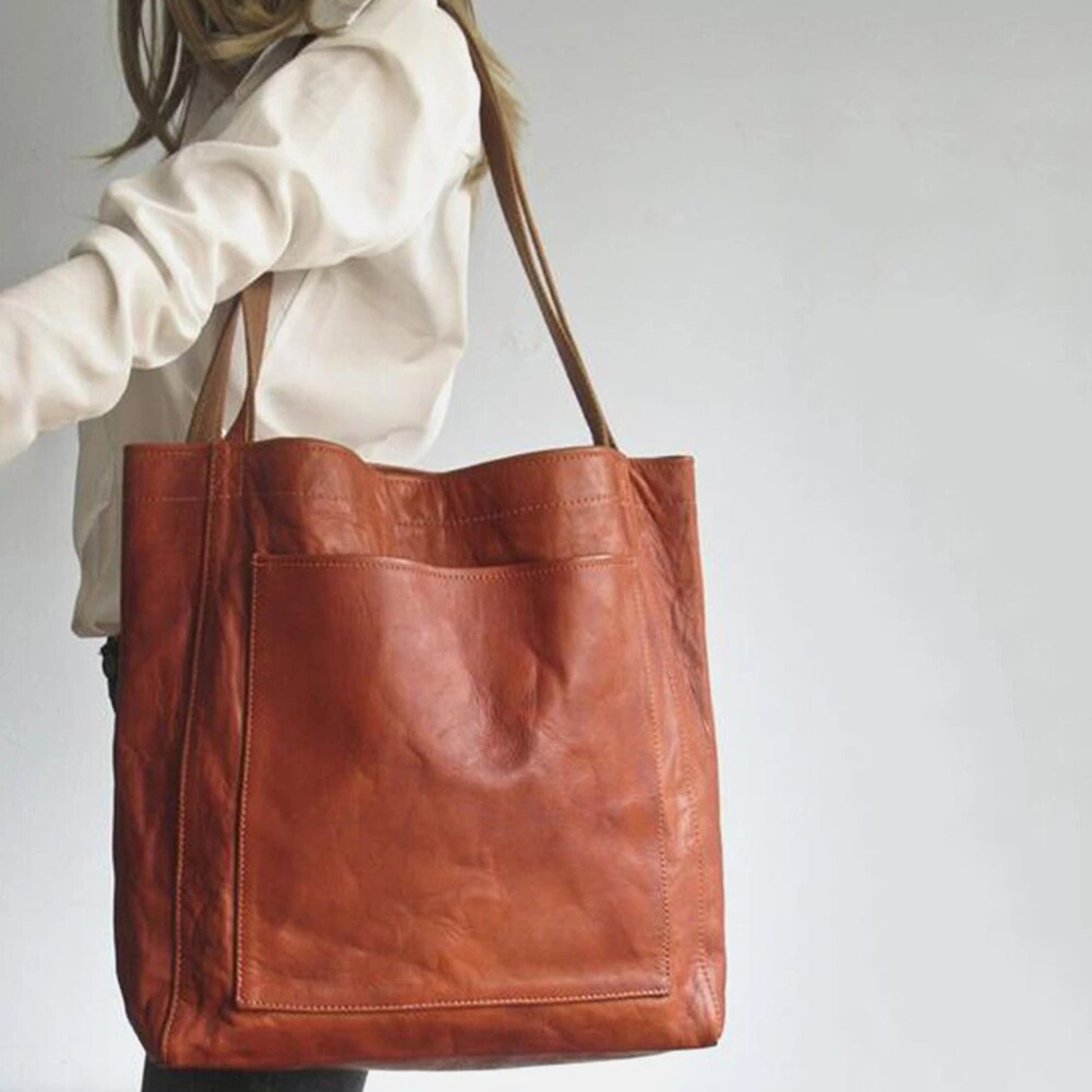 Alma – Elegant læder skuldertaske