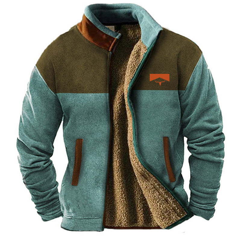 Enzo – Giacca casual da uomo in pile