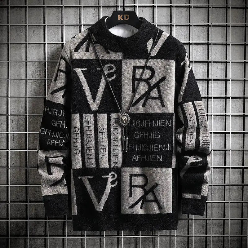 Manuele – Maglione girocollo stampato