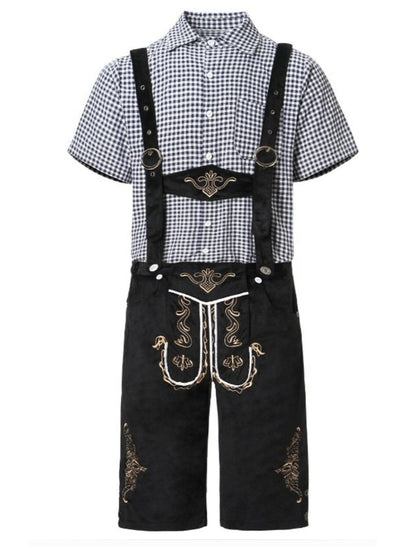 Andres – Traditionelle lederhosen med seler