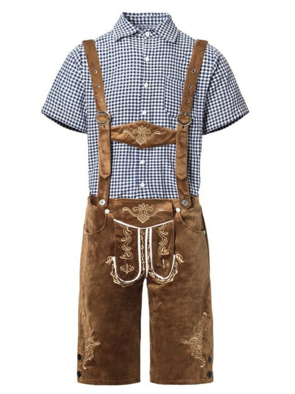 Andres – Traditionelle lederhosen med seler