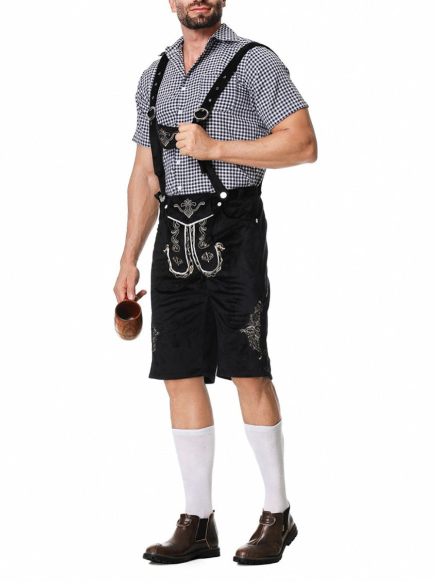 Andres – Traditionelle lederhosen med seler