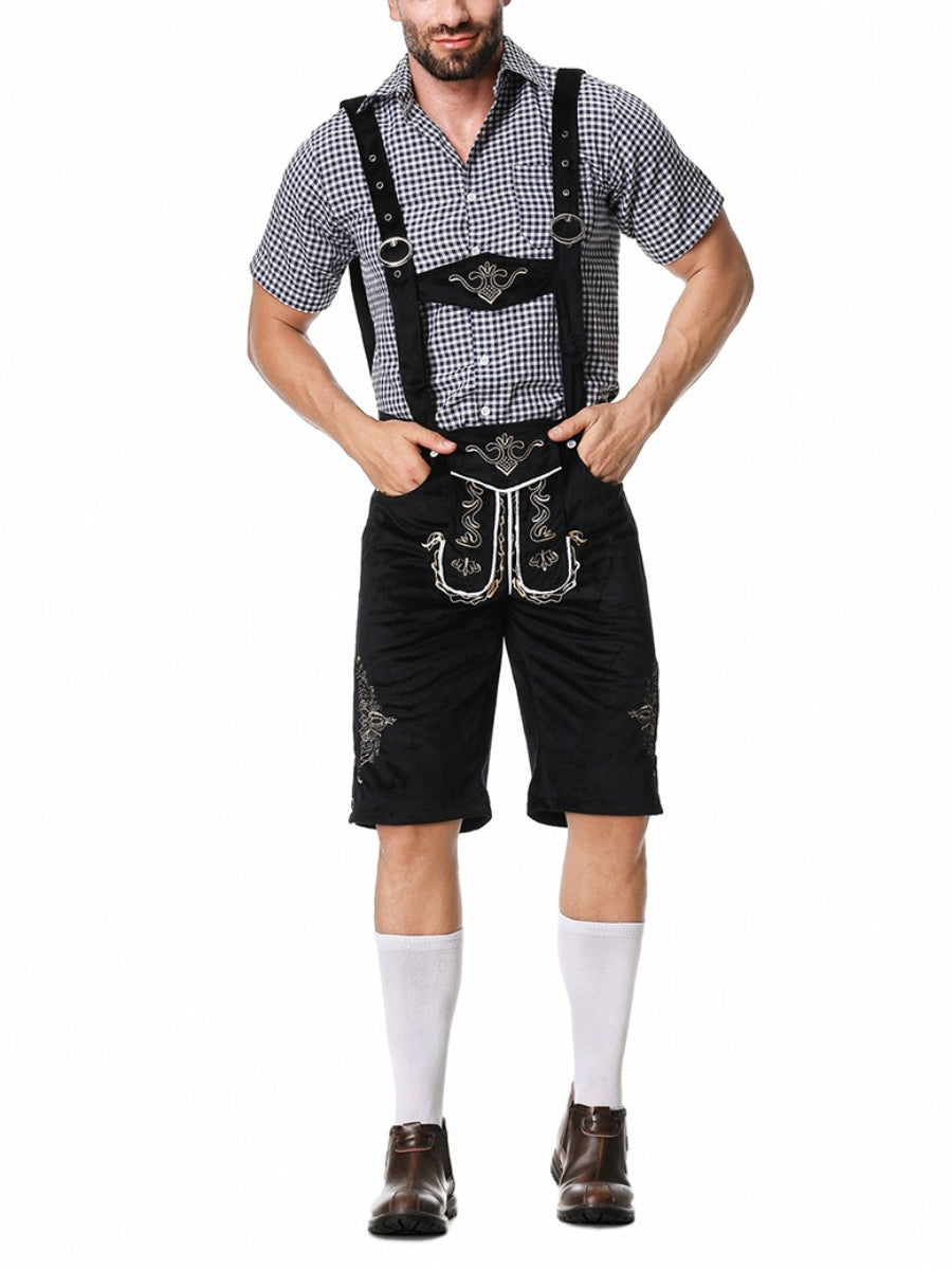 Andres – Traditionelle lederhosen med seler