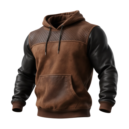 Spencer - Felpa con cappuccio retrò da uomo