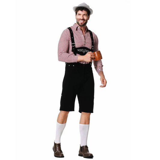 Nikolas – Klassisk lederhosen med skjorte