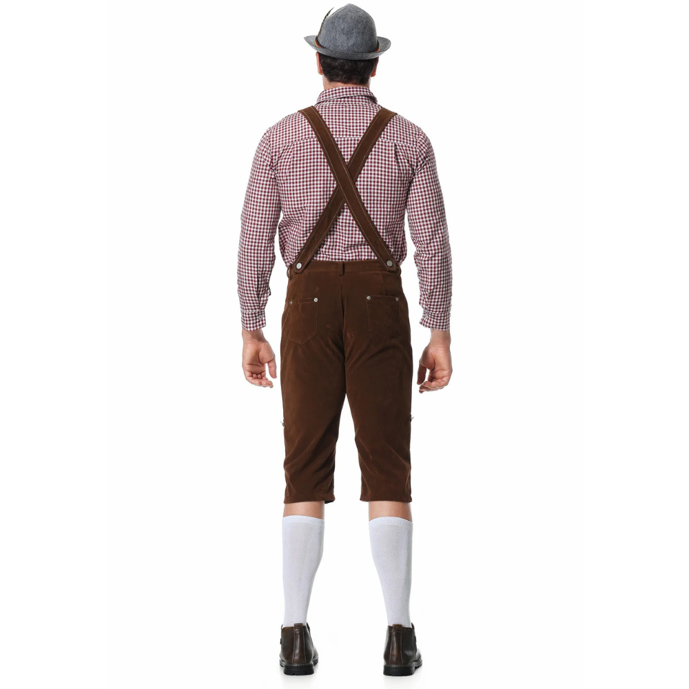 Nikolas – Klassisk lederhosen med skjorte