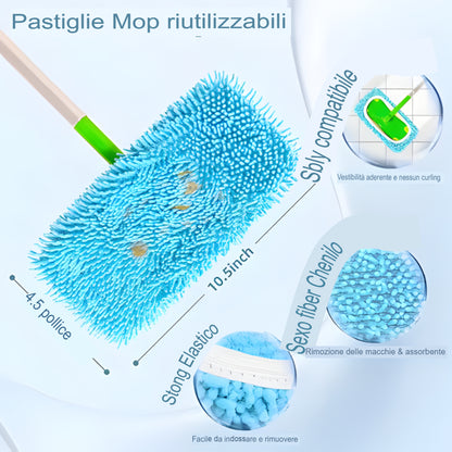 Carris – Panni per Mop Riutilizzabili (Set da 4)