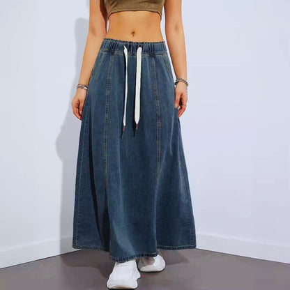 Alexandria – Gonna maxi in denim leggero