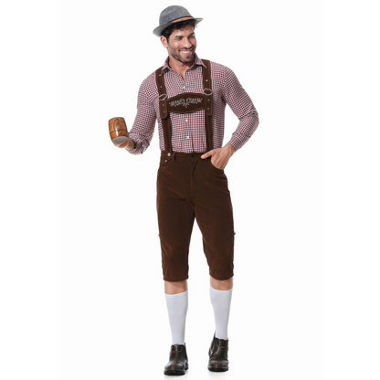 Nikolas – Klassisk lederhosen med skjorte