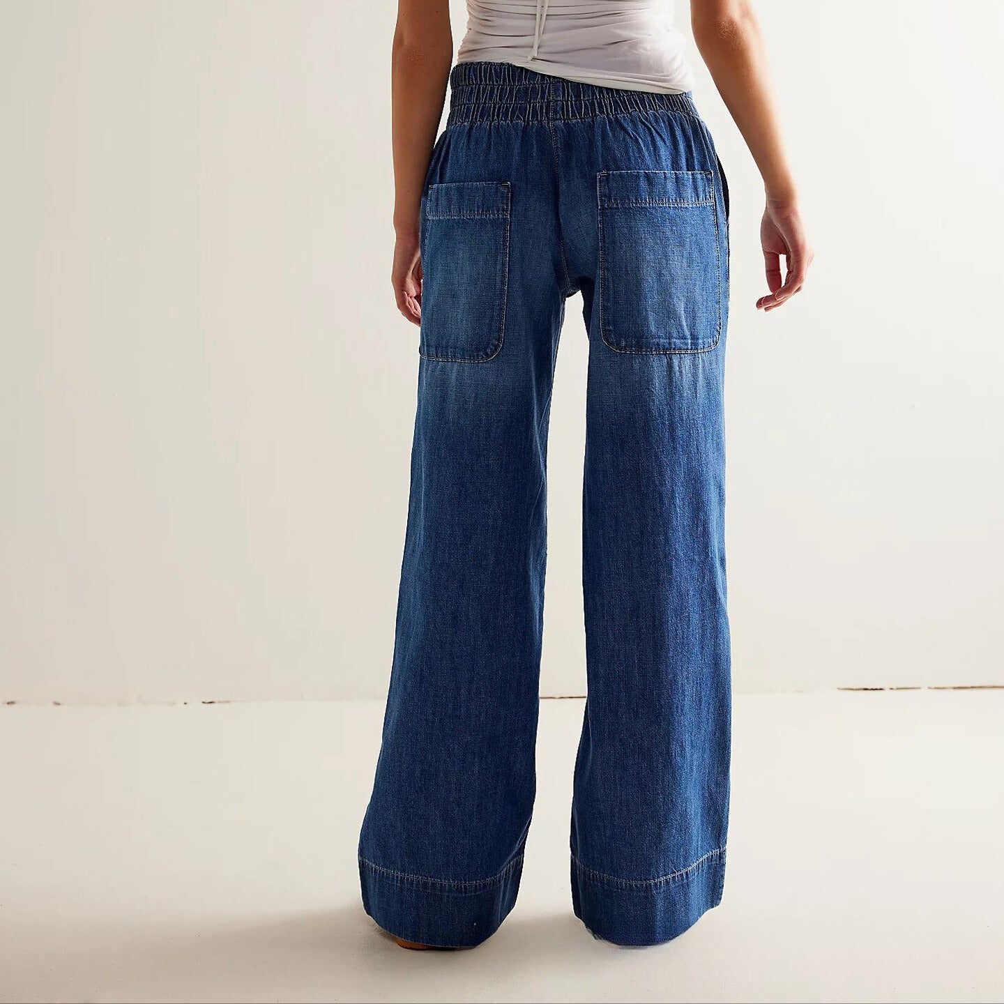 Laurel – Jeans boho in denim morbido