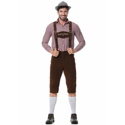 Nikolas – Klassisk lederhosen med skjorte