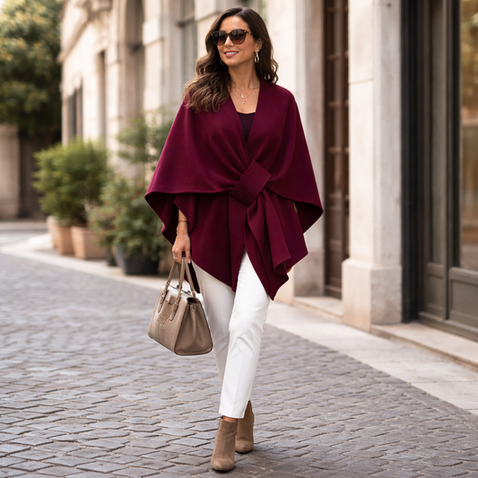 Lo Scialle Drappeggiato in Pile (Prendi 1, Ricevi 1 Gratis)