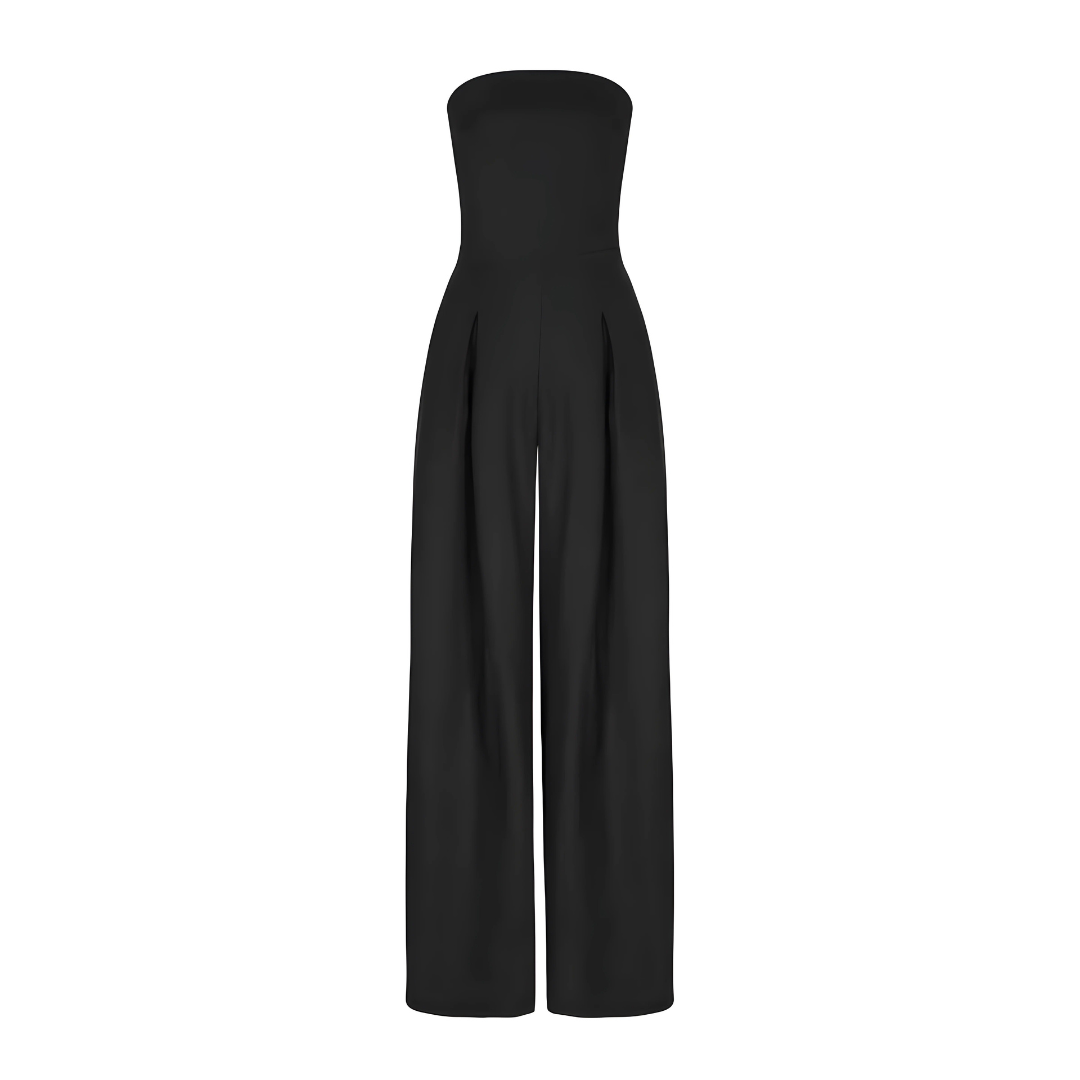 Liva – Elegant buksedragt med vide ben