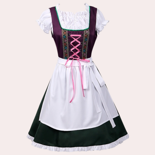 Chloe – Traditionel dirndl med forklæde