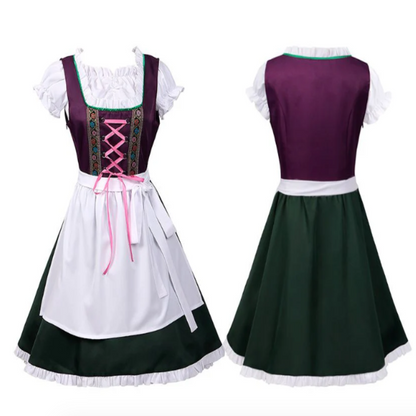 Chloe – Traditionel dirndl med forklæde