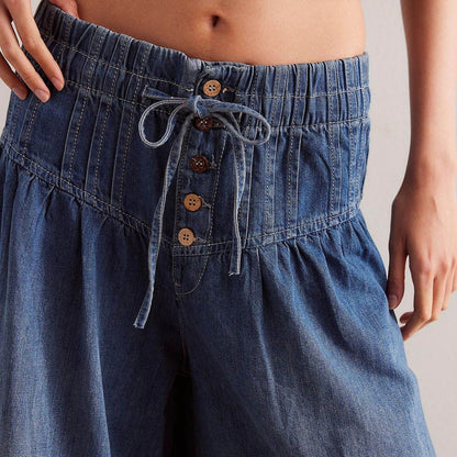 Astrid – Jeans boho con dettagli artigianali