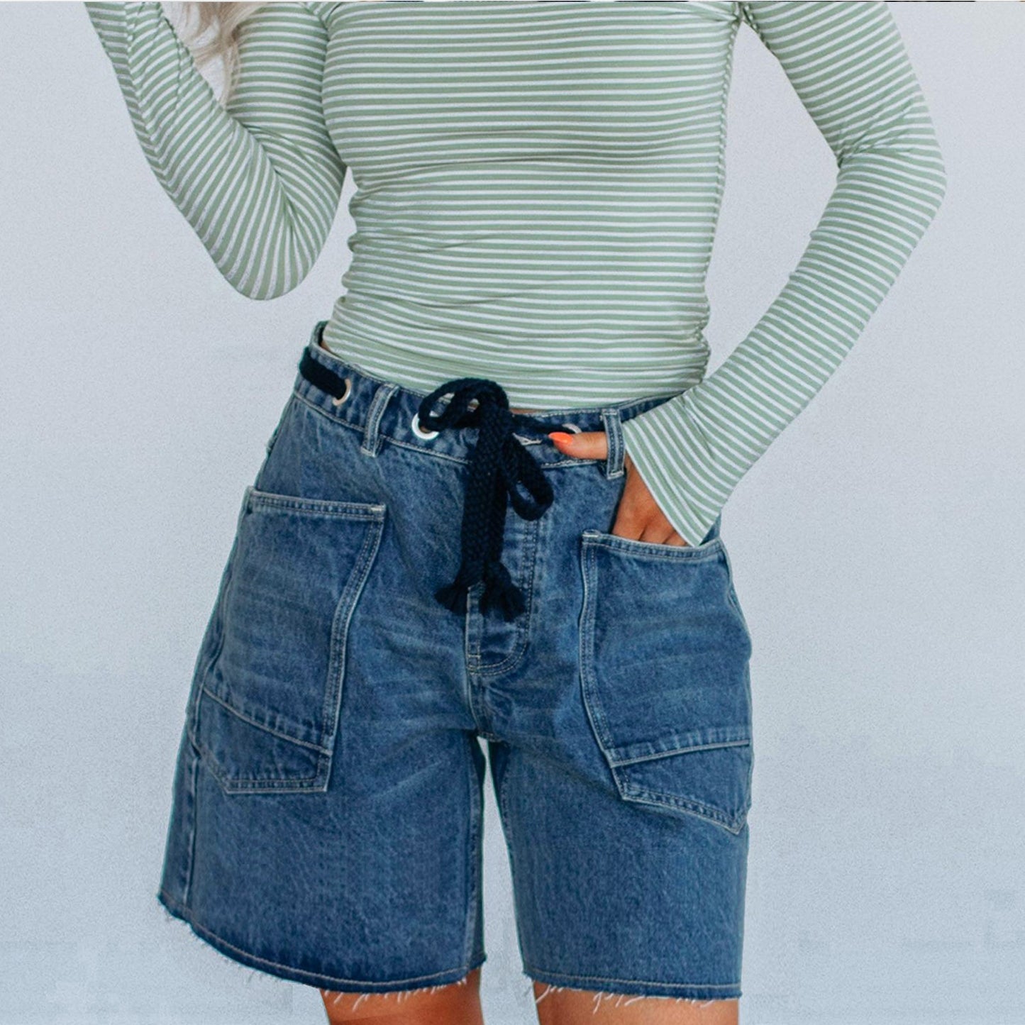 Emma – Shorts in denim boho estivi
