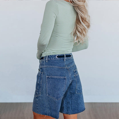 Emma – Shorts in denim boho estivi