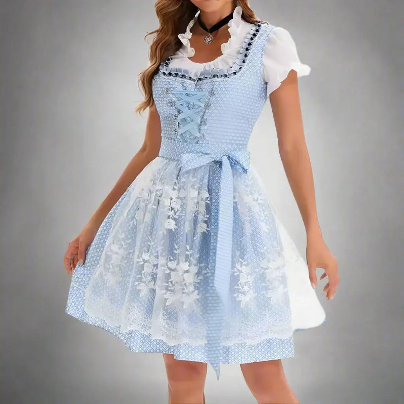 Cindy – Elegant dirndl med forklæde