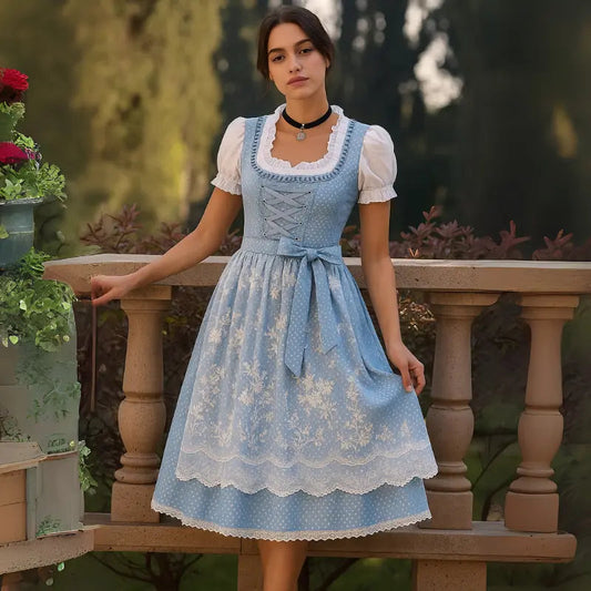 Cindy – Elegant dirndl med forklæde
