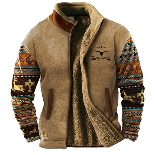Enzo – Giacca casual da uomo in pile