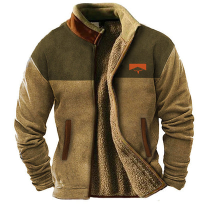 Enzo – Giacca casual da uomo in pile