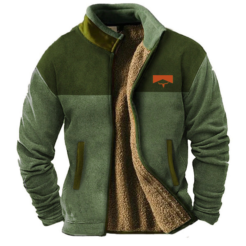 Enzo – Giacca casual da uomo in pile