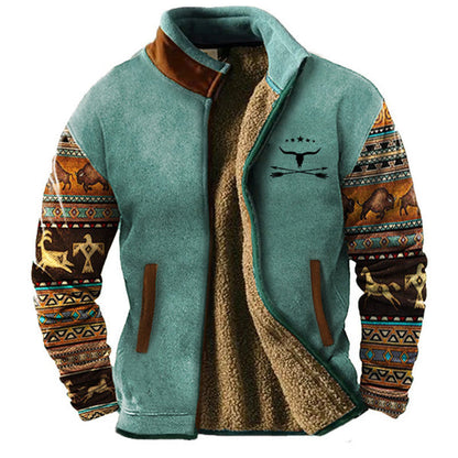 Enzo – Giacca casual da uomo in pile