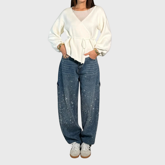 Bianca – Jeans in denim balloon carpenter