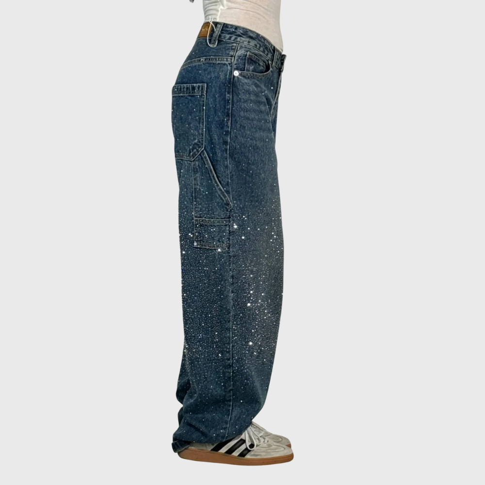 Bianca – Jeans in denim balloon carpenter