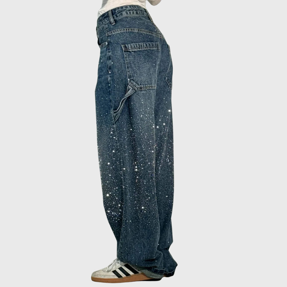 Bianca – Jeans in denim balloon carpenter