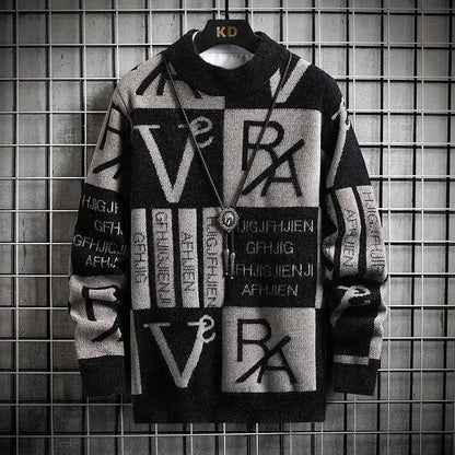 Manuele – Maglione girocollo stampato