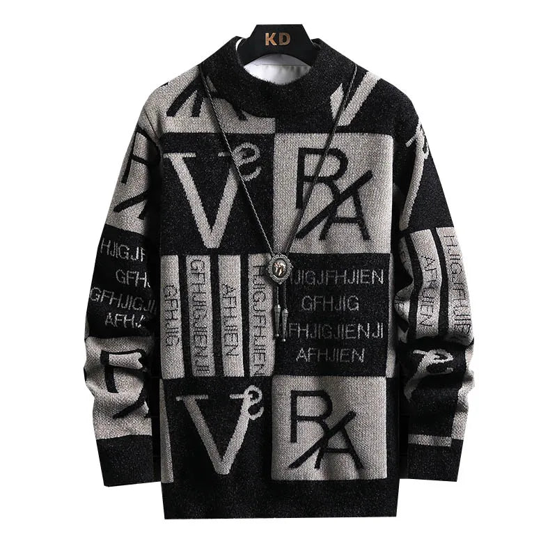 Manuele – Maglione girocollo stampato