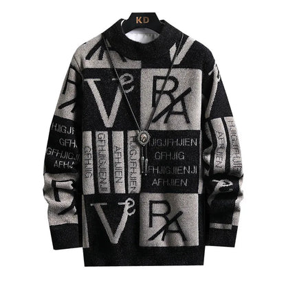 Manuele – Maglione girocollo stampato