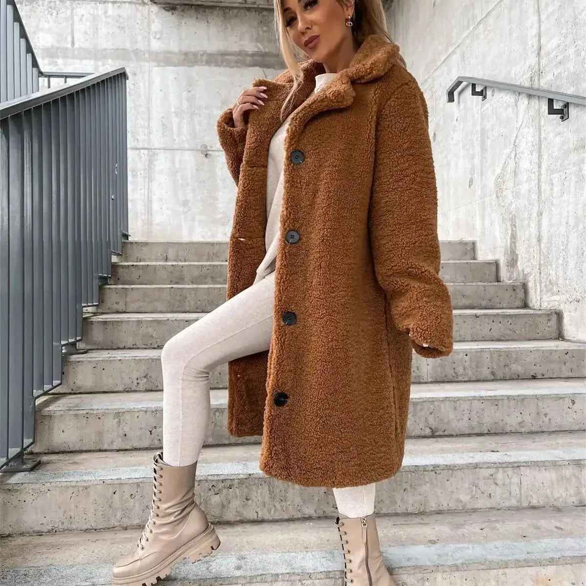 Jessica - Cappotto teddy elegante e avvolgente