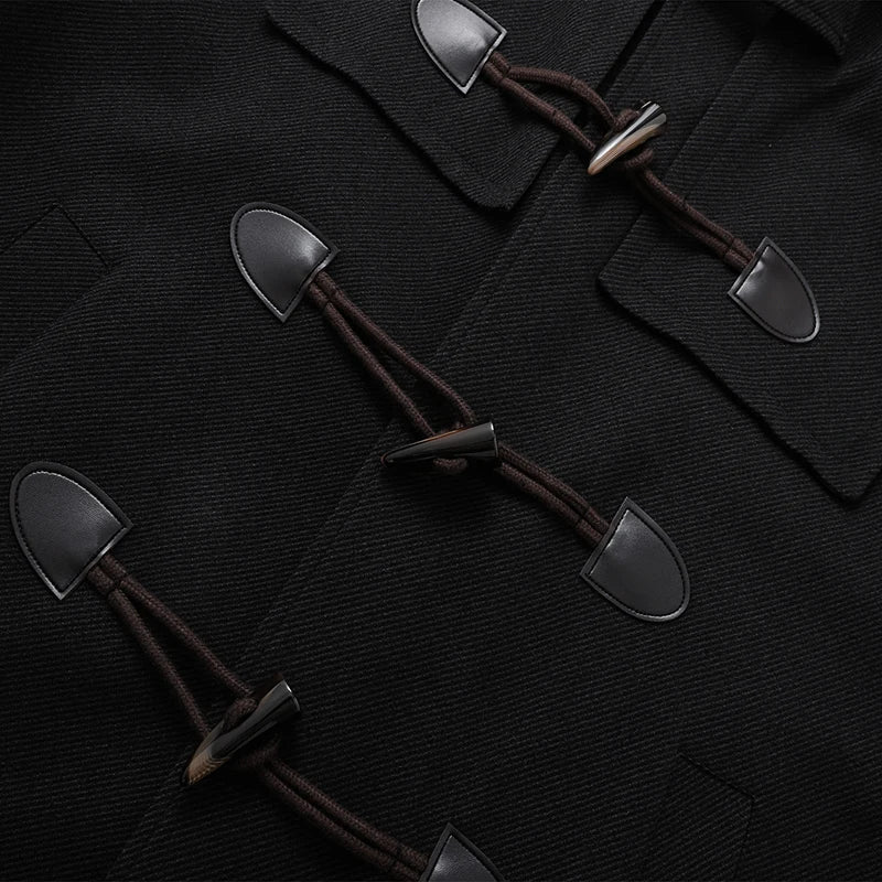 Dante - Trench spesso con cappuccio da uomo