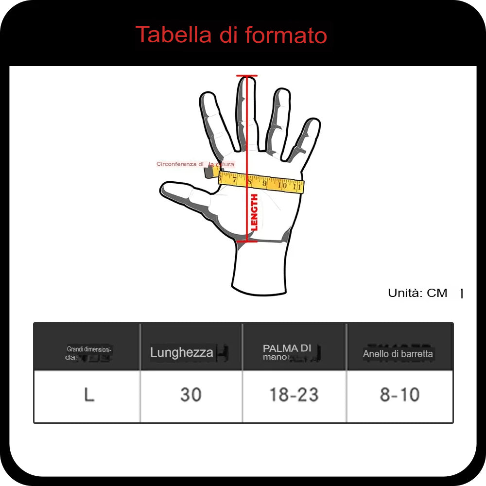 Raven – Guanti da moto caldi invernali