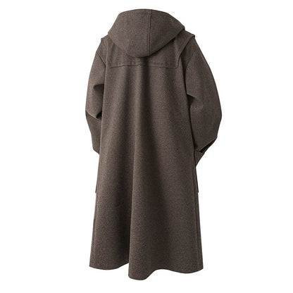 Dante - Trench spesso con cappuccio da uomo