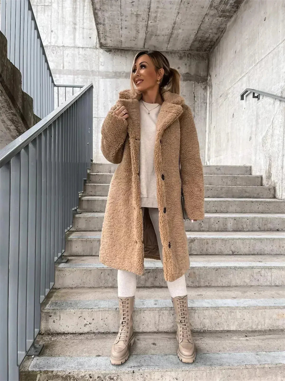 Jessica - Cappotto teddy elegante e avvolgente