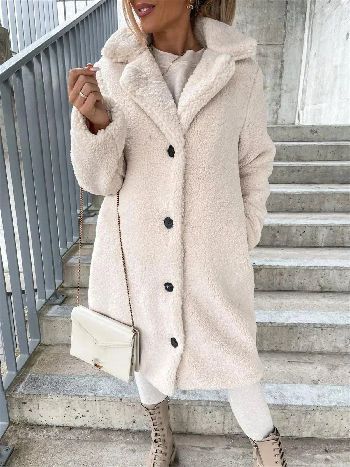 Jessica - Cappotto teddy elegante e avvolgente