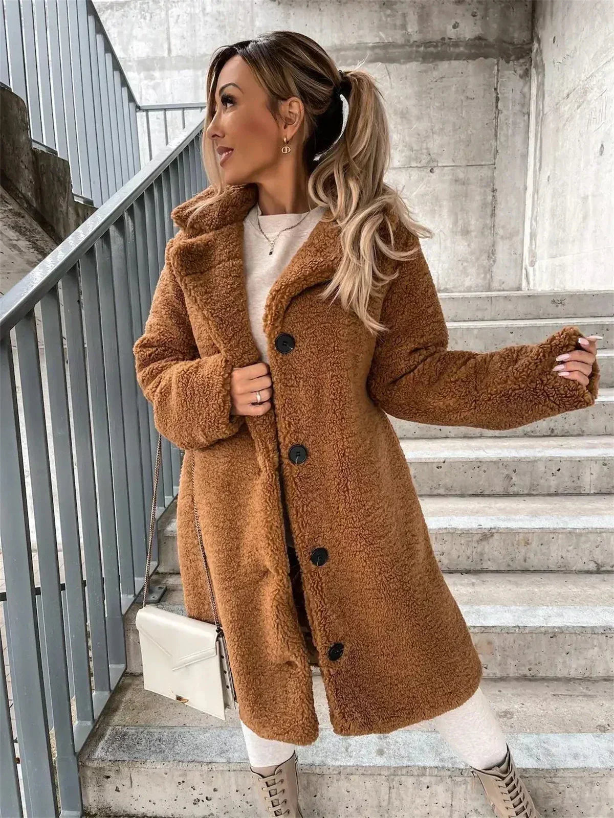 Jessica - Cappotto teddy elegante e avvolgente
