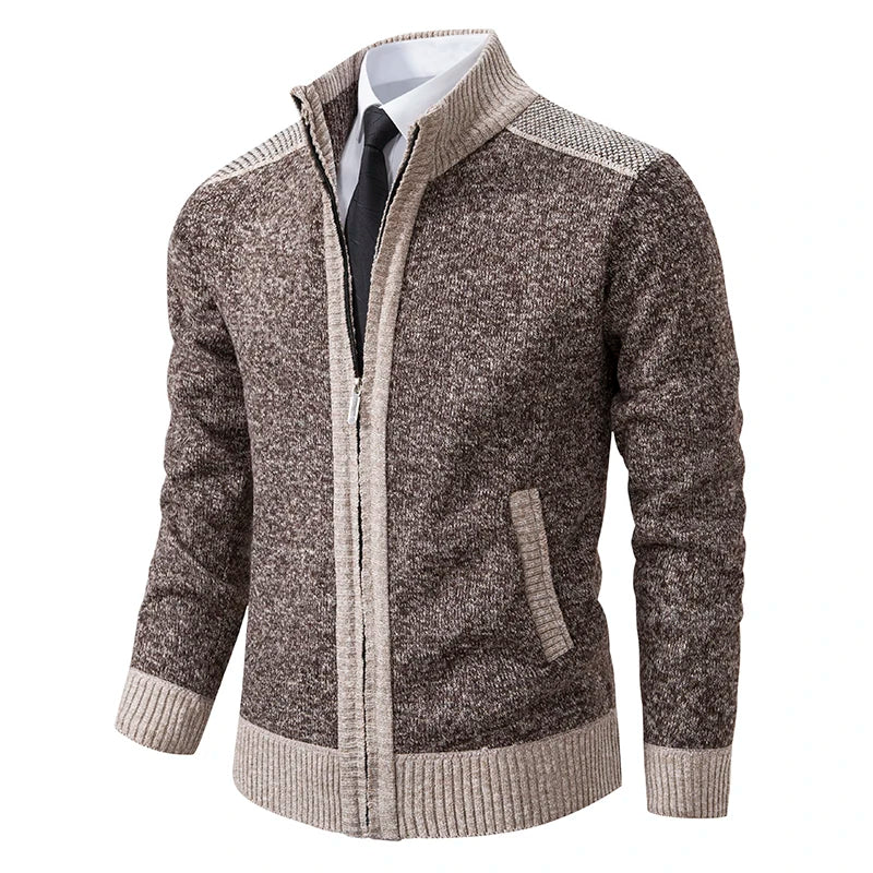 Bruno – Maglione invernale spesso e caldo con colletto