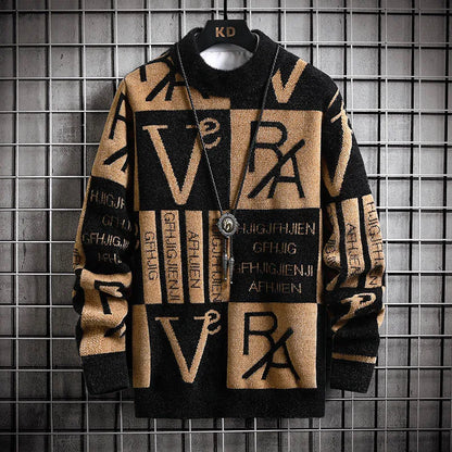 Manuele – Maglione girocollo stampato