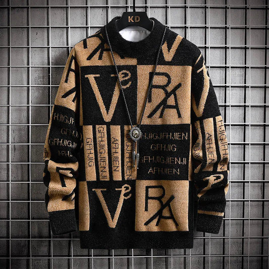 Manuele – Maglione girocollo stampato