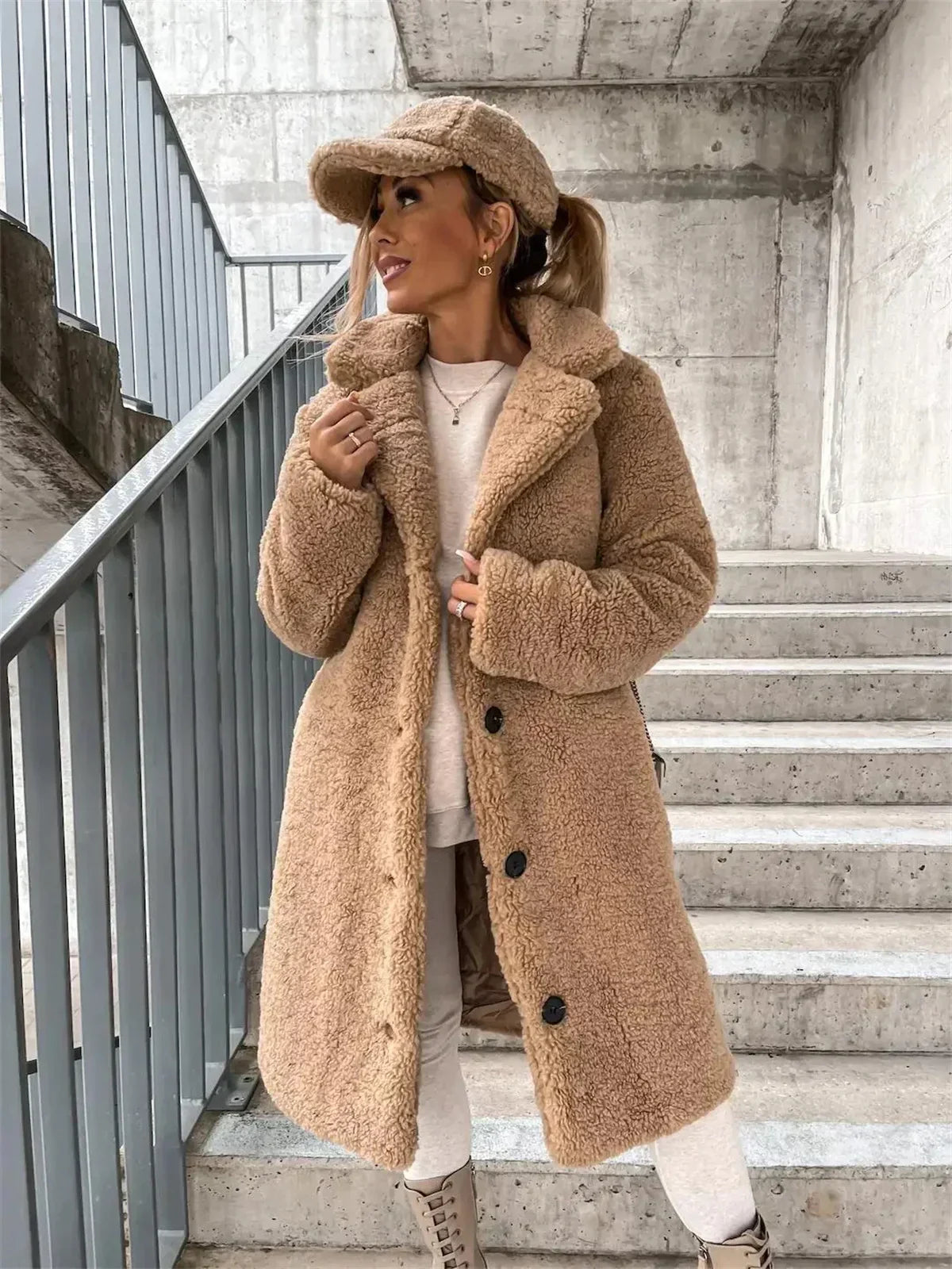 Jessica - Cappotto teddy elegante e avvolgente
